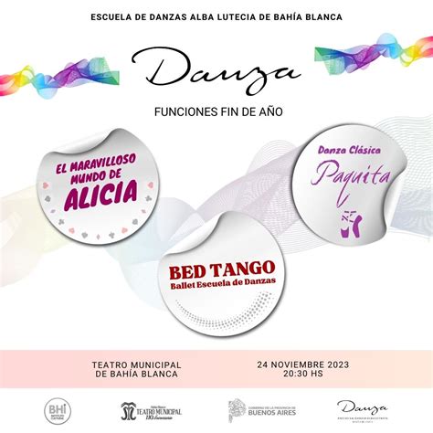 Escuela De Danzas Alba Lutecia Teatro Municipal Bah A Blanca