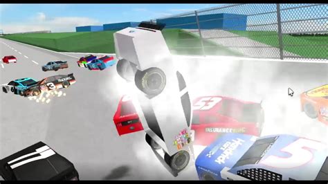 Roblox Nascar Ai Crash Compilation Youtube