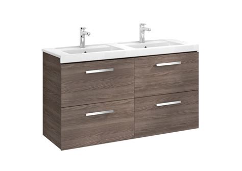 Unik Mueble Base Con Cuatro Cajones Y Lavabo Doble Lavabos Murales