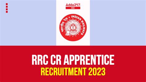 Rrc Cr Apprentice Recruitment Last Date To Apply Online