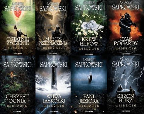 The Witcher book covers in Polish : r/witcher