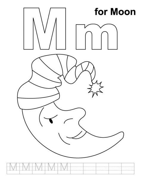 Letter M Coloring Pages Coloring Home