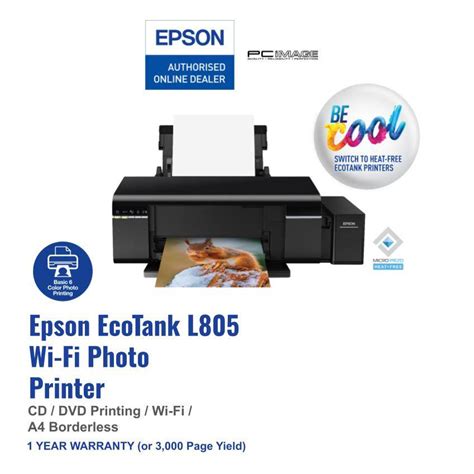 Epson L805 Wi Fi Photo Ink Tank Printer