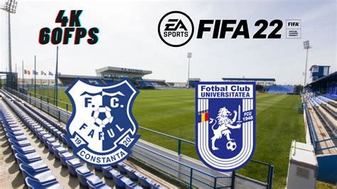 Farul Constanta Fcu Craiova Superliga Romaniei Fifa Gameplay