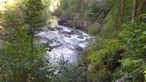 Rapids On The Tallulah Gorge Floor During A 200cps Aesthetic Water