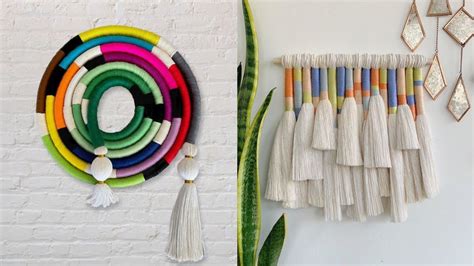 Most Attractive And Easiest Macrame Wall Hanging Decorations Youtube