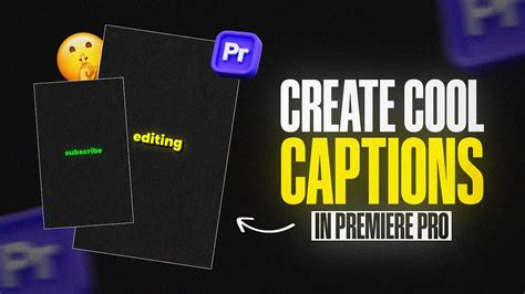 Create Cool Trending Caption In Premiere Pro YouTube