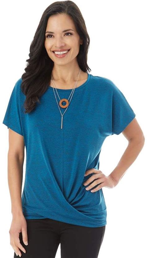 Womens Apt 9® Twist Tee Women Womens Tops Clothes For Women