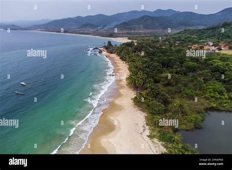 Aerial view of lovely bureh beach Stock Photo - Alamy