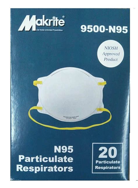 Makrite N95 Particulate Filtering Facepiece Respirator Niosh Approved As Low As 2 50 Each