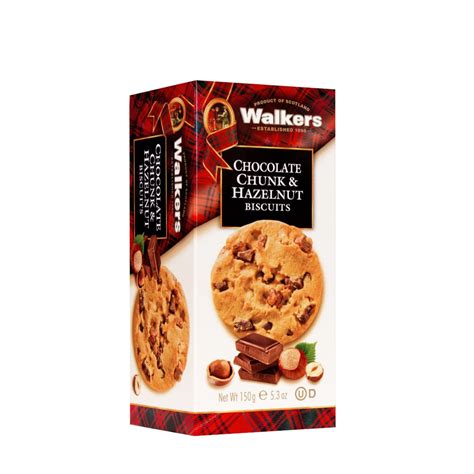 Walkers Biscuiti Cu Bucati Ciocolata Si Alune De Padure 150 Gr Duty