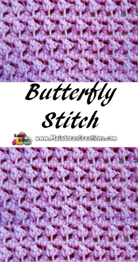 Butterfly Stitch Easy Crochet Stitch Free Crochet Pattern And Video