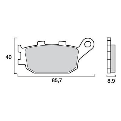 Plaquettes de Frein Brembo Carbone Céramique 07HO53CC Pièces