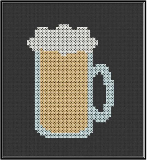 Beer Mug Cross Stitch Cards Crochet Beer Cross Stitch