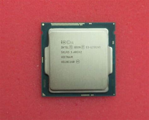 Intel Xeon Quad-Core E3-1231v3 3 40GHz 8MB LGA1150 SR1R5 Server ...