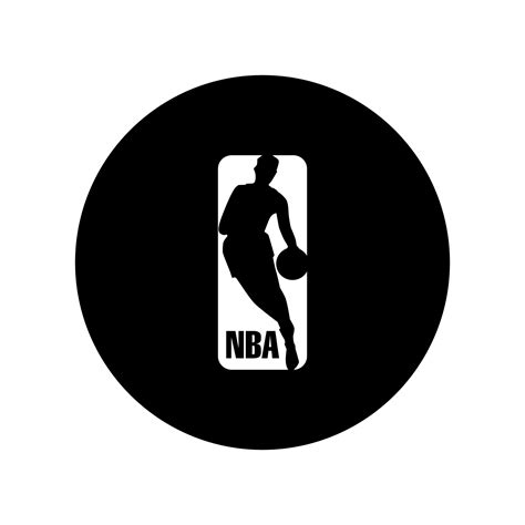 Nba Logo Png Schwarz Und Weiß 24555232 Png