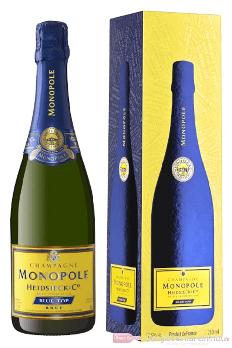 Heidsieck Monopole Blue Top Brut Champagner In Geschenkverpackung 0 75l