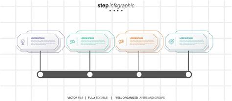 Conjunto de banners infográficos vectoriales de colores gratuitos