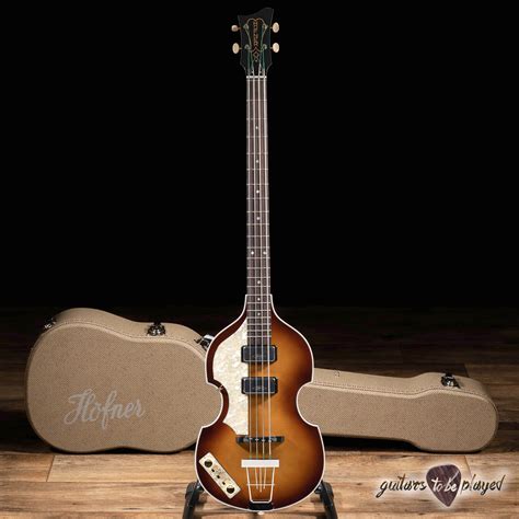 Hofner 1961 Reissue “cavern” Left Handed Violin Bass Sunburst Guitars To Be Played