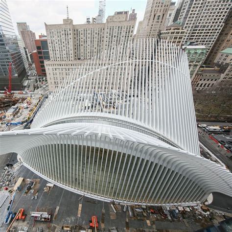 The Weird Mall Building Right Next To The 911 Memorial Futuristic