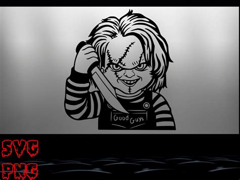 Childs Play Chucky Knife Horror Movie Svg Digital File Only Etsy