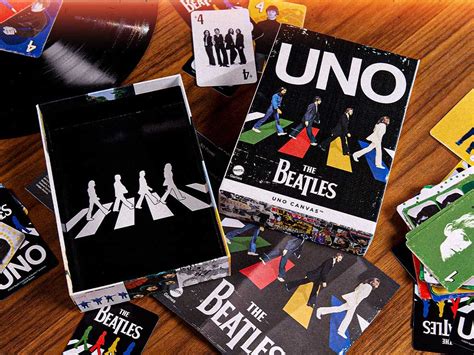 Uno Canvas The Beatles Card Game Perfect For A Very Retro Game Night