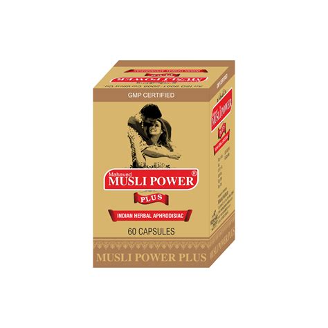 MUSLI POWER PLUS CAPSULE 60Cap Aphrodisiac Mahaved Healthcare Pvt Ltd