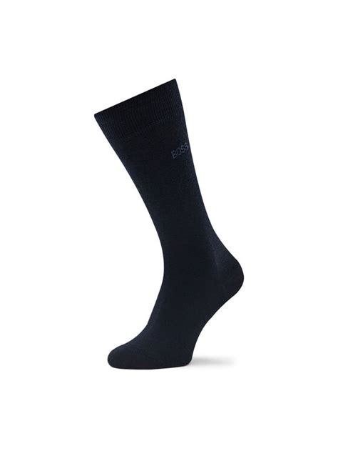 Boss Chaussettes Hautes Homme Wiliam Bleu Marine Modivo Fr