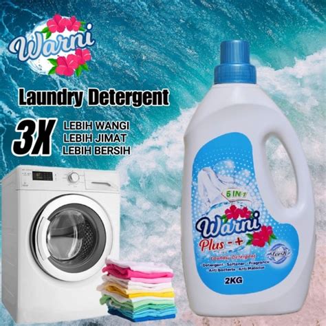 Sabun Cuci Pakaian Perfume Warni Plus Laundry Detergent 2Kg Fresh