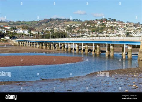 The Bridge Across The Teign Estuary Looking Towards Teignmouth From