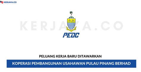 Jawatan Kosong Terkini Koperasi Pembangunan Usahawan Pulau Pinang