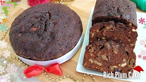 Christmas Special Rich Plum Cake Step By Step Tutorial On Baking Plum