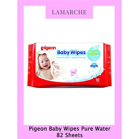 Jual Tisu Basah Pigeon Baby Wipes Pure Water Lembar Tissue Basah