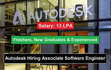 Autodesk Hiring Associate Software Engineer Freshers New Graduates