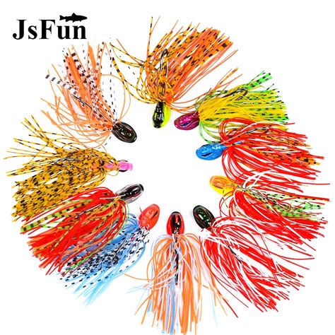 Bass Jigs Discount 5Pcs 7g 10g14g Pesca Artificial Bait Mixed Colour