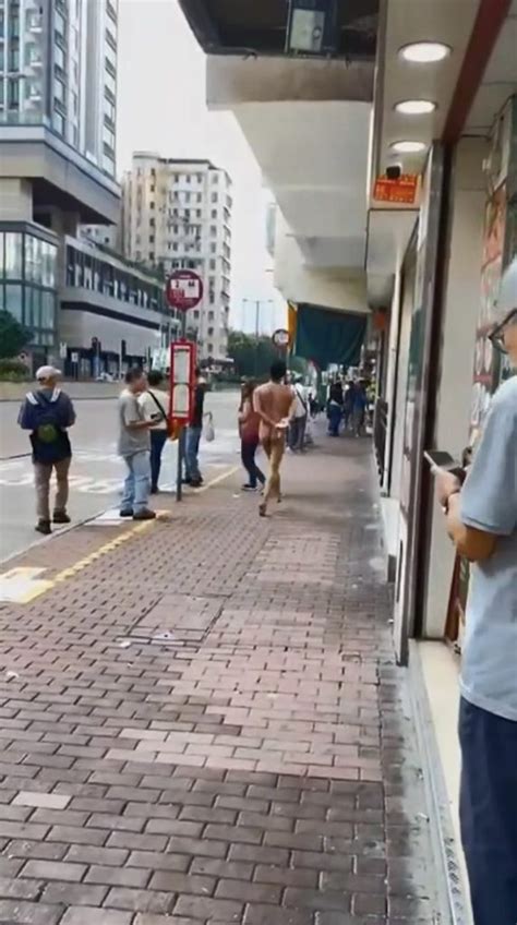 Naked Year Old Former Doctor Causes Commotion In Sham Shui Po