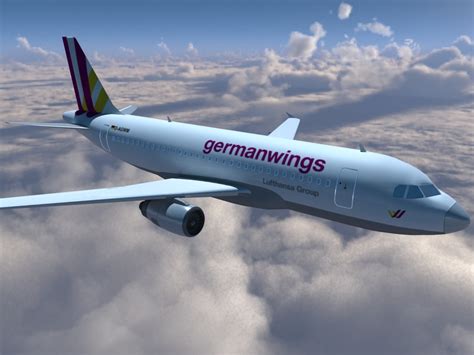 Airbus A Germanwings D Model Max Fbx Ma Obj Free D