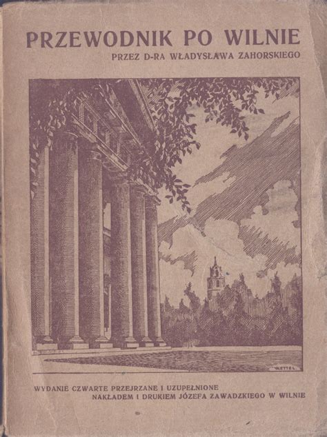 ZAHORSKI Władysław Przewodnik po Wilnie Vilnius 1927 vierte