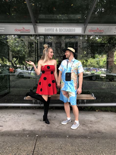 DIY Couples Halloween Costume: “The Travel Bug”