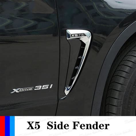 Shark Gills Side Fender Vent Decoration 3d Stickers Auto Accessories Carstyling For Bmw Xdrive