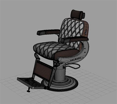 3D Takara Belmont Diamond Stitch Barber Chair Model TurboSquid 1787230