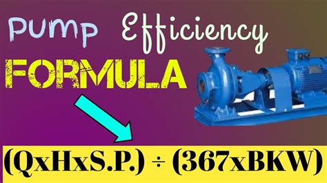 How To Calculate Efficiency Of Pump Technical Shadab Sir Youtube