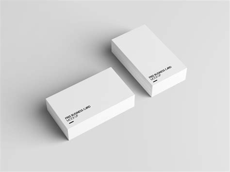 Minimal Business Cards Mockup Bundle Mockup World