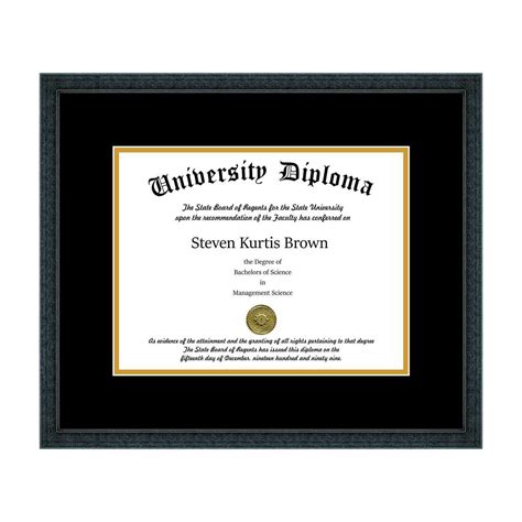 Single Diploma Frame