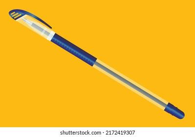 Blue Ballpoint Pen Cap Stock Vector Royalty Free