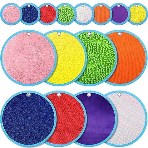 Mua 16 Sets Textured Sensory Tiles Sensory Mini Mats Educational