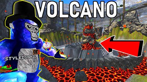 I Made A New VOLCANO Map For Secret Tunnel In Gorilla Tag YouTube