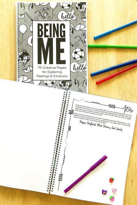 Printable Emotions & Feelings Journal: 70 Drawing & Writing Prompts ...