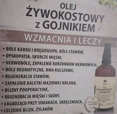 Olej żywokostowy z gojnikiem co to jest na co pomaga zastosowanie