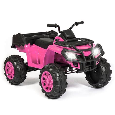 12v Kids Atv Quad Pink Atv Quads 4 Wheeler Kids Atv